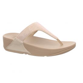 LULU CRYSTAL EMBELLISHED TOE-POST SANDAL