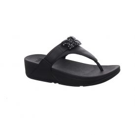 LULU JEWEL-DELUXE LEATHER TOE-POST SANDA