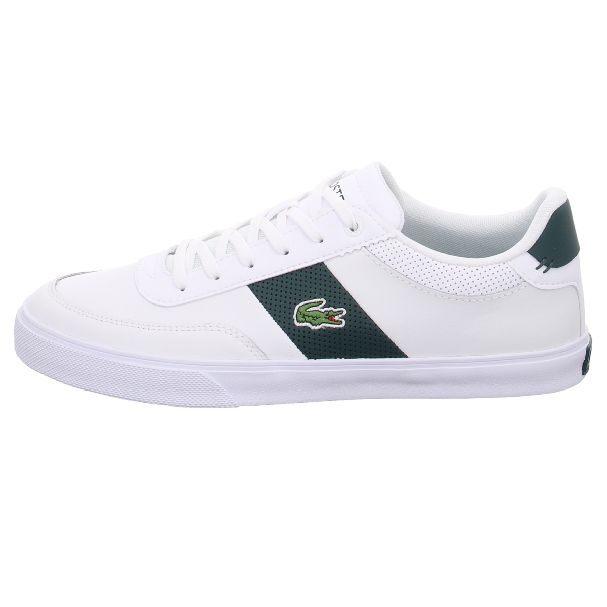 Lacoste court clearance master trainers white